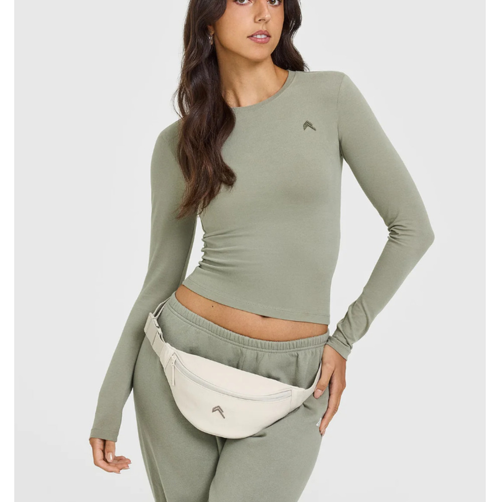 Oner Active Olive Green Long Sleeve Top